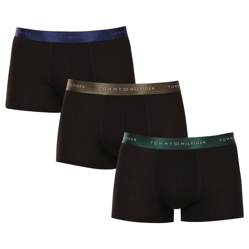 3PACK pánské boxerky Tommy Hilfiger černé (UM0UM03411 0R0) XXL, trenky / trenýrky