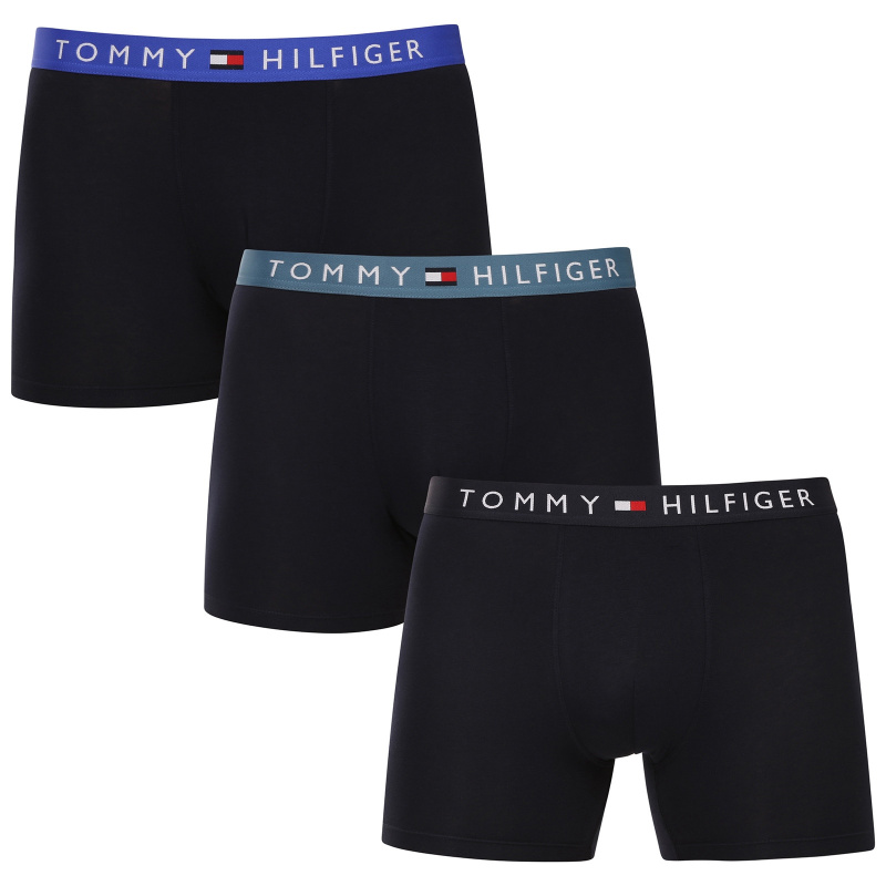 3PACK pánské boxerky Tommy Hilfiger černé (UM0UM03431 0XE) XXL, trenky / trenýrky