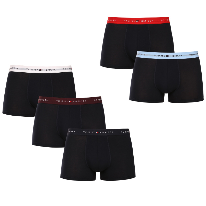 5PACK pánské boxerky Tommy Hilfiger černé (UM0UM03061 0TN) L, trenky / trenýrky