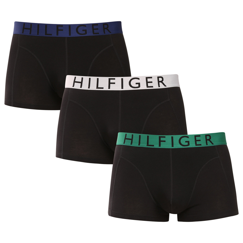3PACK pánské boxerky Tommy Hilfiger černé (UM0UM03465 0T0) XXL, trenky / trenýrky