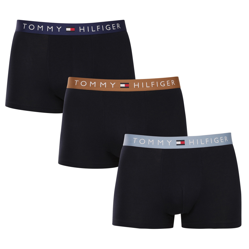 3PACK pánské boxerky Tommy Hilfiger černé (UM0UM03181 0VM) M, trenky / trenýrky