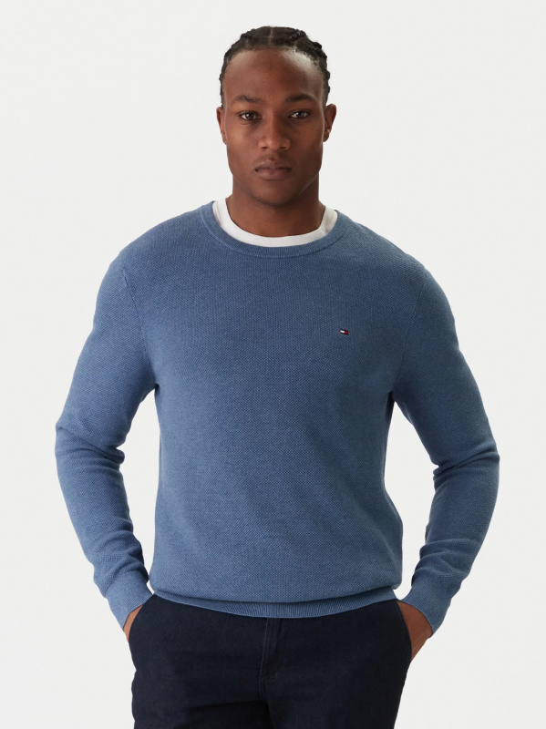 Tommy Hilfiger pánský modrý svetr