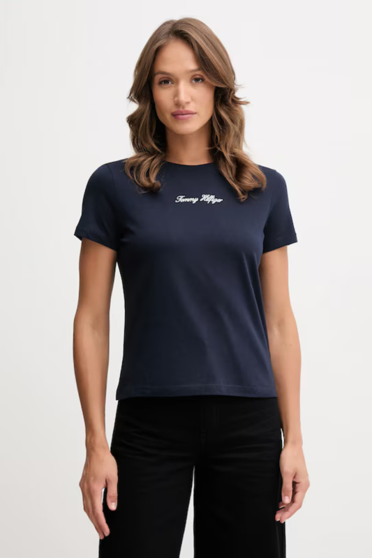 Tommy Hilfiger dámské modré triko