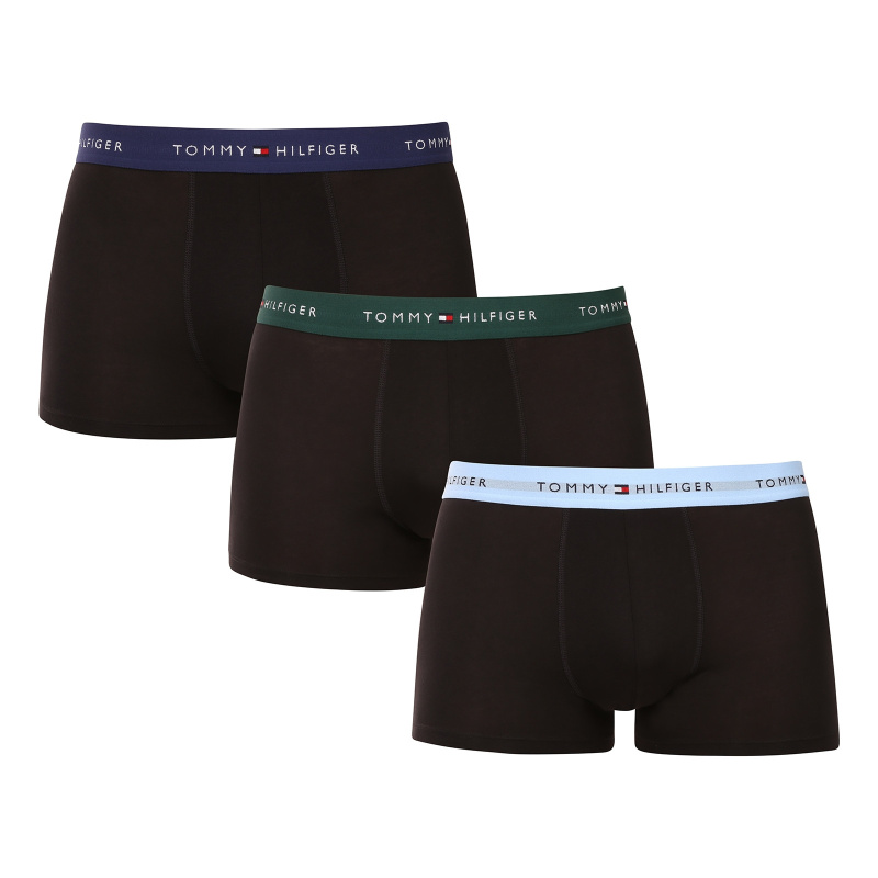 3PACK pánské boxerky Tommy Hilfiger černé (UM0UM02763 0TQ) M, trenky / trenýrky
