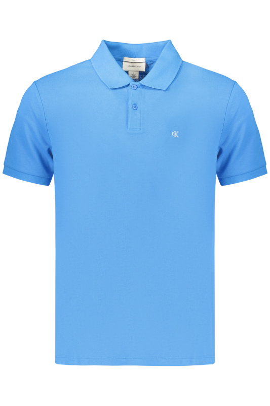 Calvin Klein pánské modré polo tričko