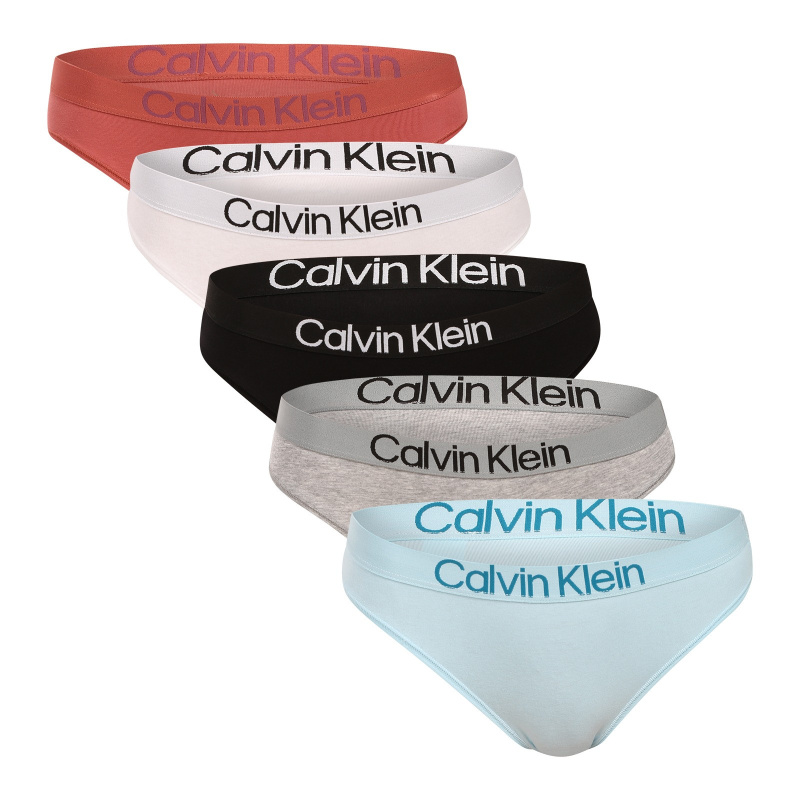 5PACK dámské kalhotky Calvin Klein vícebarevné (QD5332-3C9) L