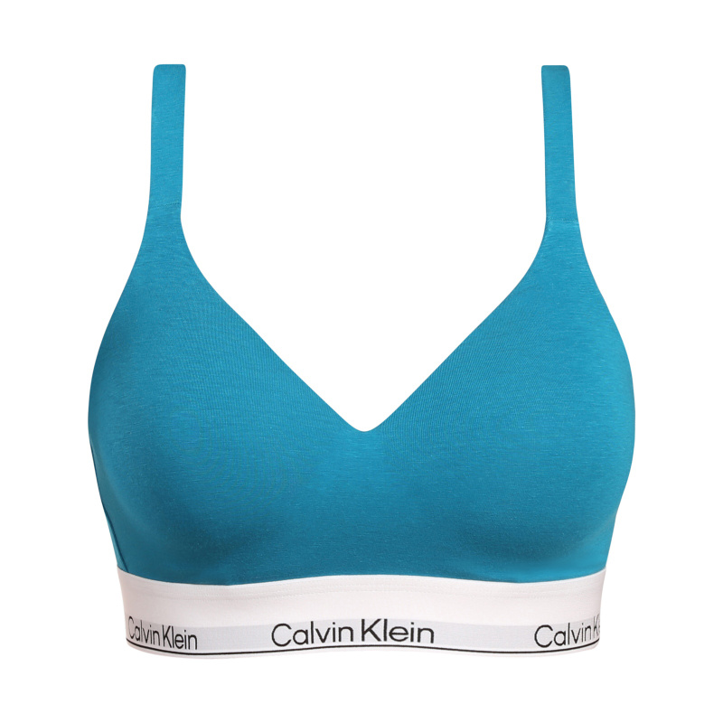 Dámská podprsenka Calvin Klein modrá (QF8500-YTM) 3XL