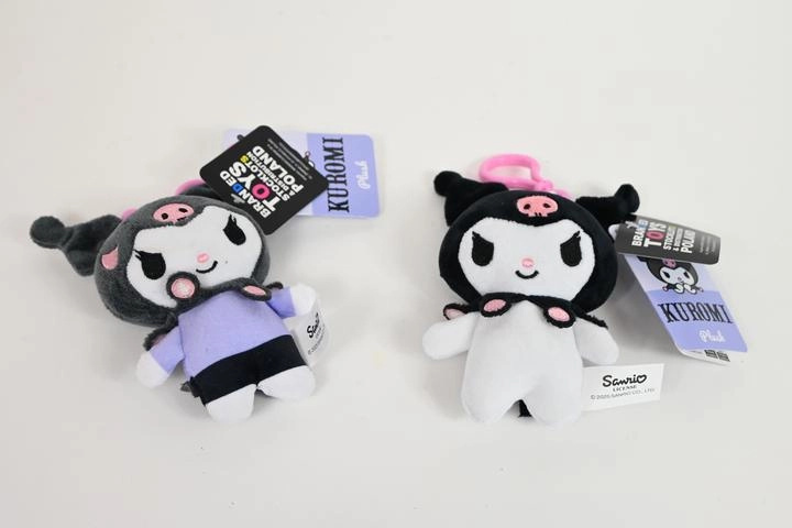 Hello Kitty Sanrio Kuromi plyšový přívěsek 14 cm