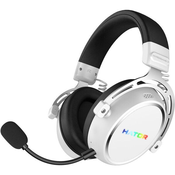 HATOR HYPERGANG 3 Hi-Res bezdrátový headset bílý Bílá