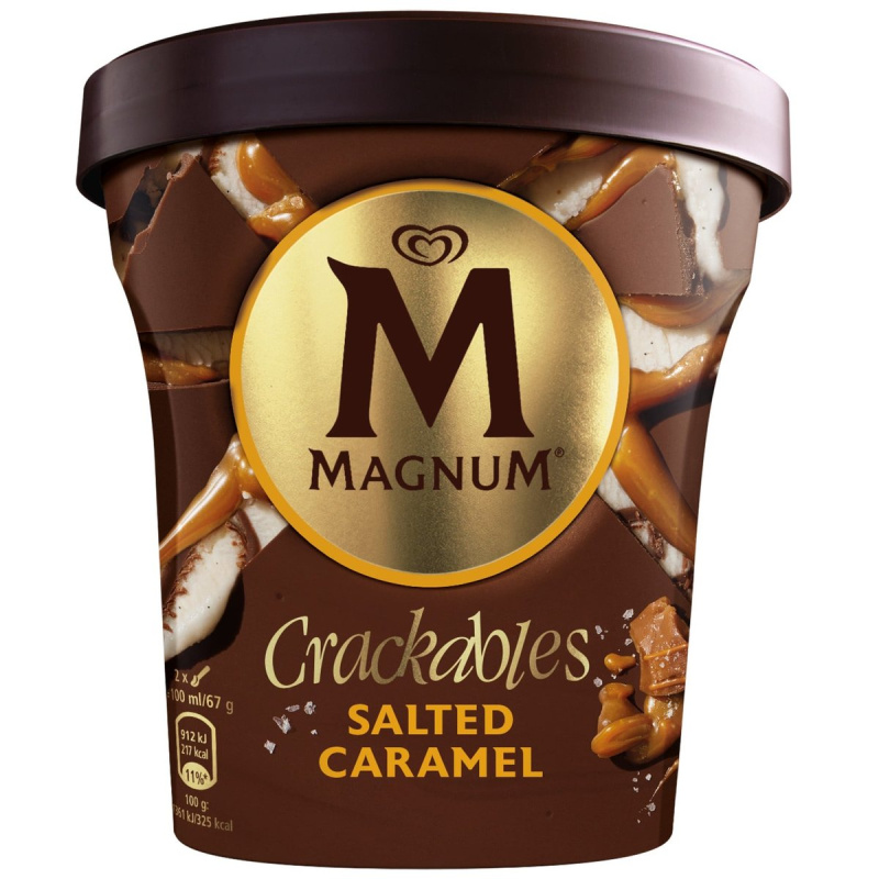 Magnum Double salted caramel zmrzlina v kelímku