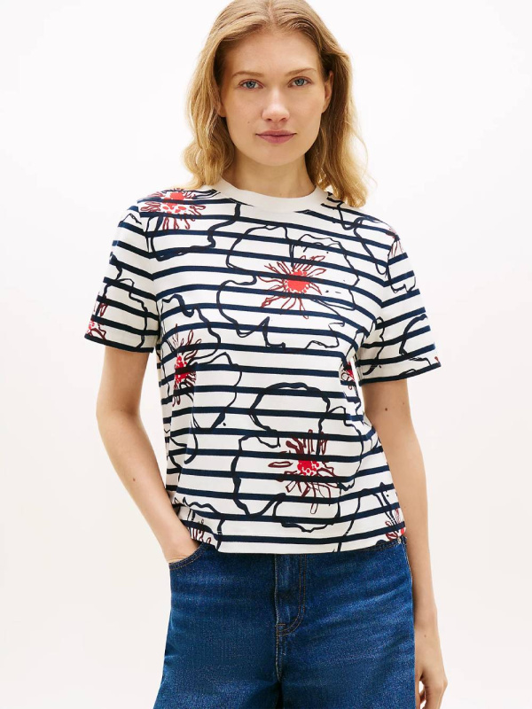 Tommy Hilfiger dámské květované  tričko