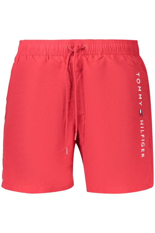 Pánské plavky Tommy Hilfiger červené (UM0UM03748 XLD) L