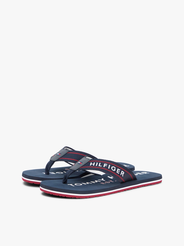 Tommy Hilfiger pánské tmavě modré žabky