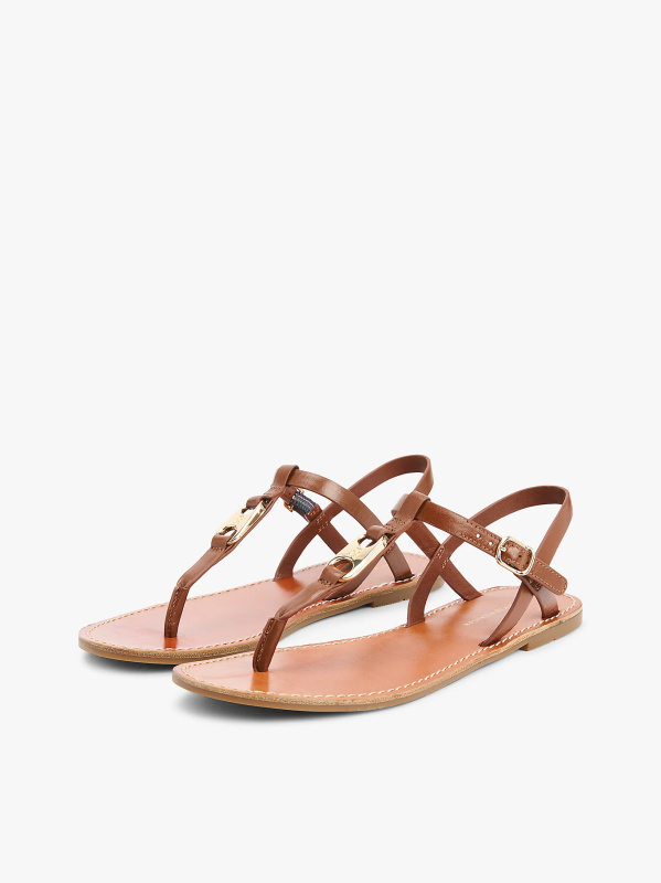 Tommy Hilfiger dámské hnědé sandály
