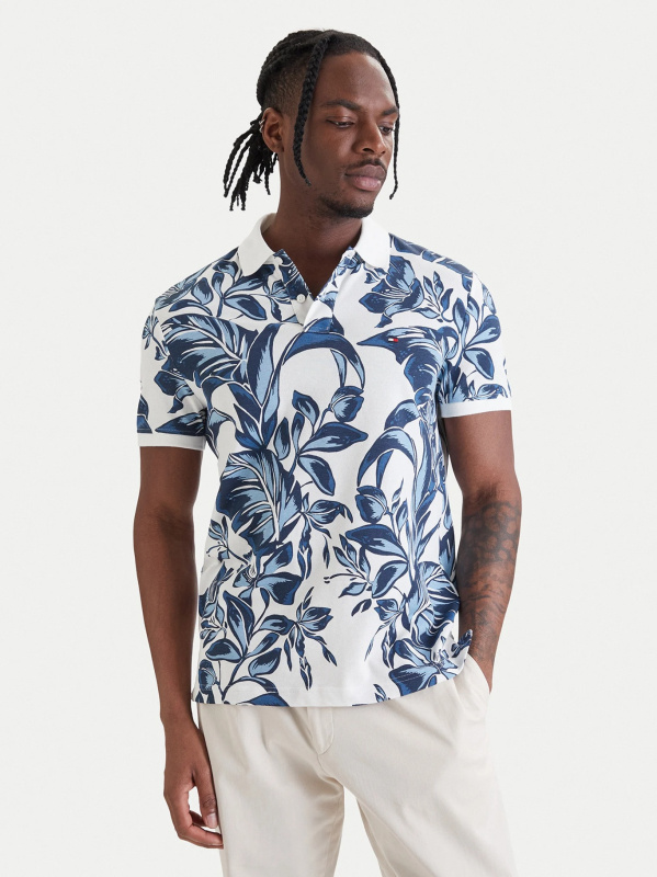 Tommy Hilfiger pánské vzorované polo tričko