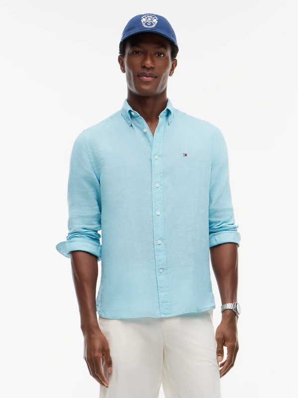 Tommy Hilfiger pánská světle modrá košile