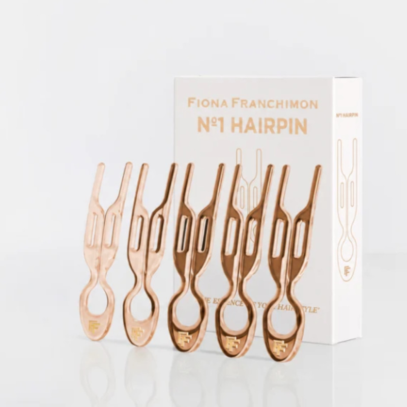 FIONA FRANCHIMON Sada pěti vlasových spon - NO.1 Hairpin - Bronze Glaze