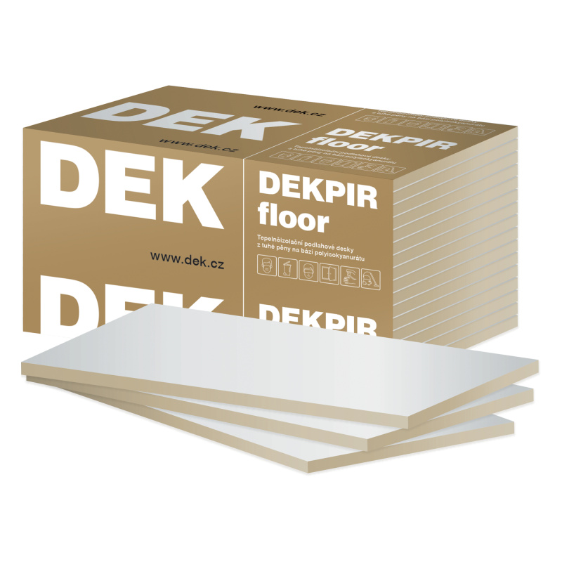 Tepelná izolace DEKPIR Floor 022 50 mm (7,2 m2/bal.)