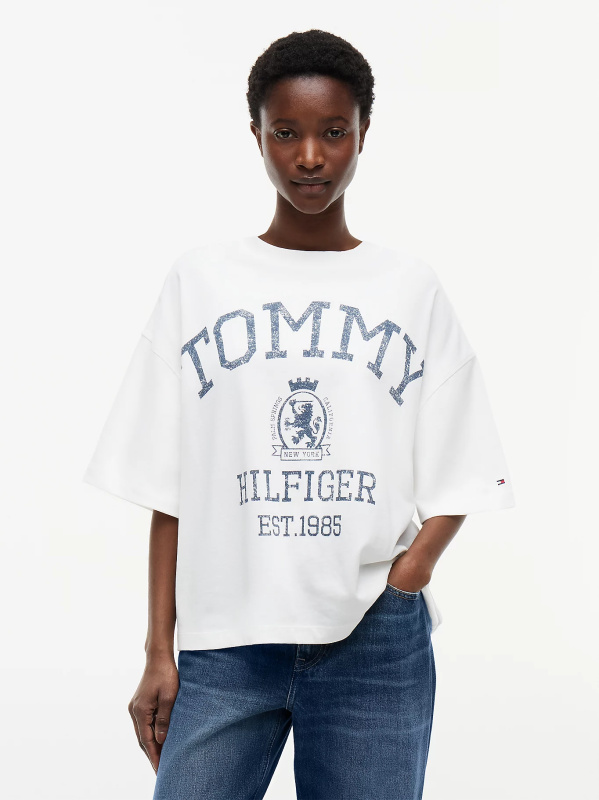 Tommy Hilfiger dámské bílé tričko
