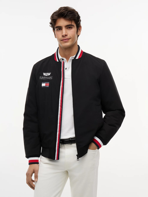 Tommy Hilfiger pánský černý bomber