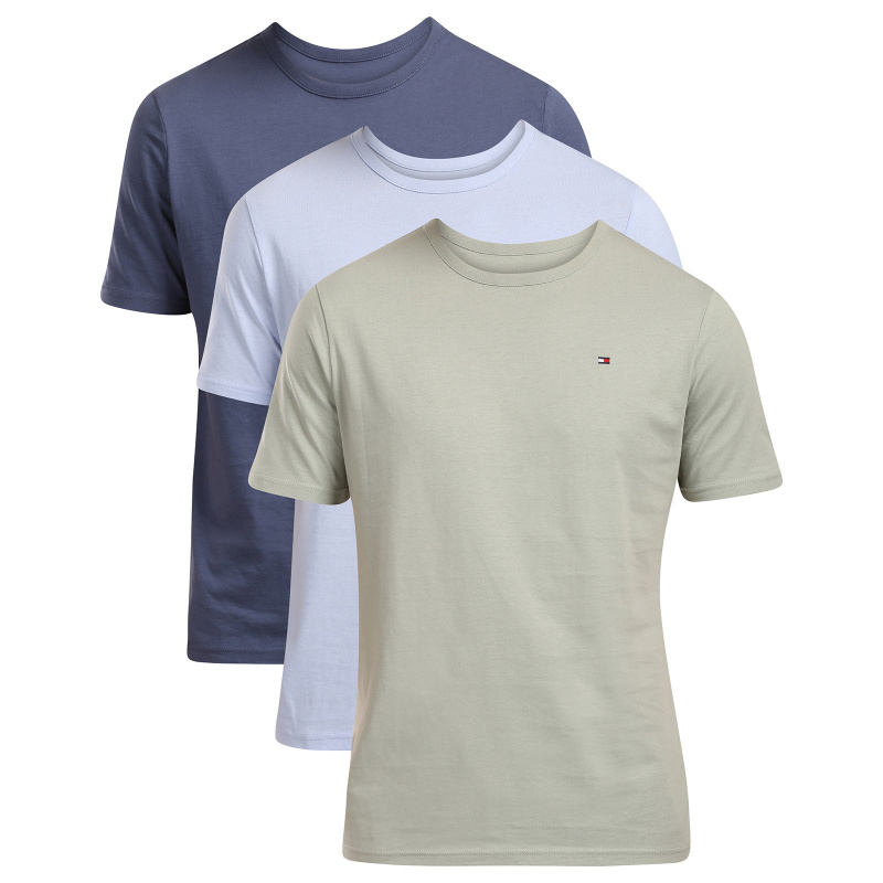 3PACK pánské tričko Tommy Hilfiger vícebarevné (UM0UM03870 0TJ) XXL
