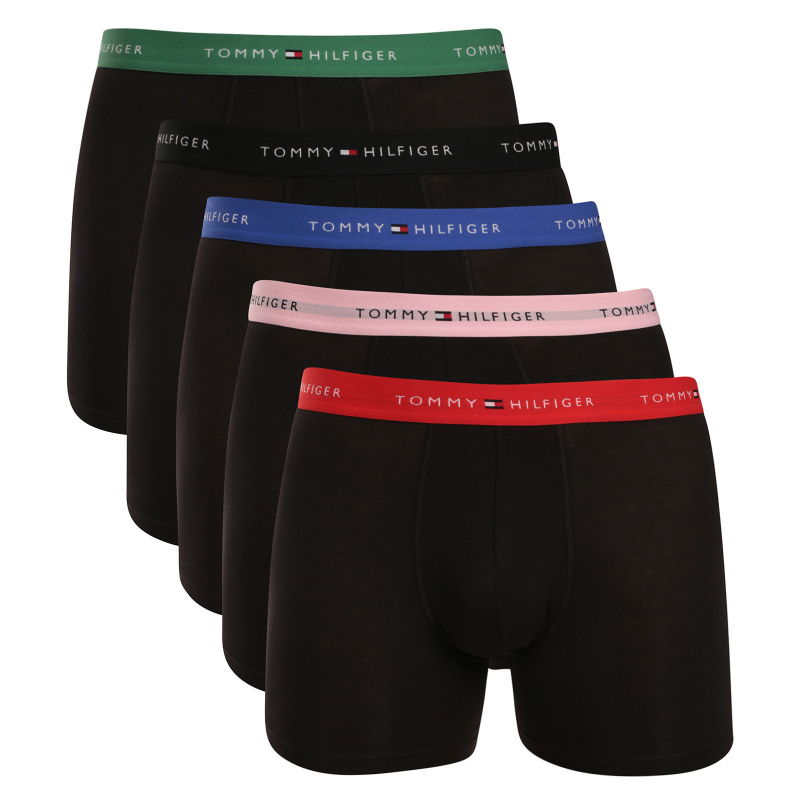 5PACK pánské boxerky Tommy Hilfiger černé (UM0UM03751 0WL) XL, trenky / trenýrky
