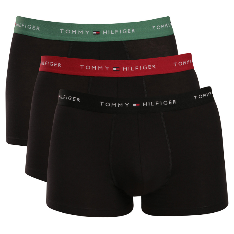 3PACK pánské boxerky Tommy Hilfiger černé (UM0UM03890 05M) M, trenky / trenýrky