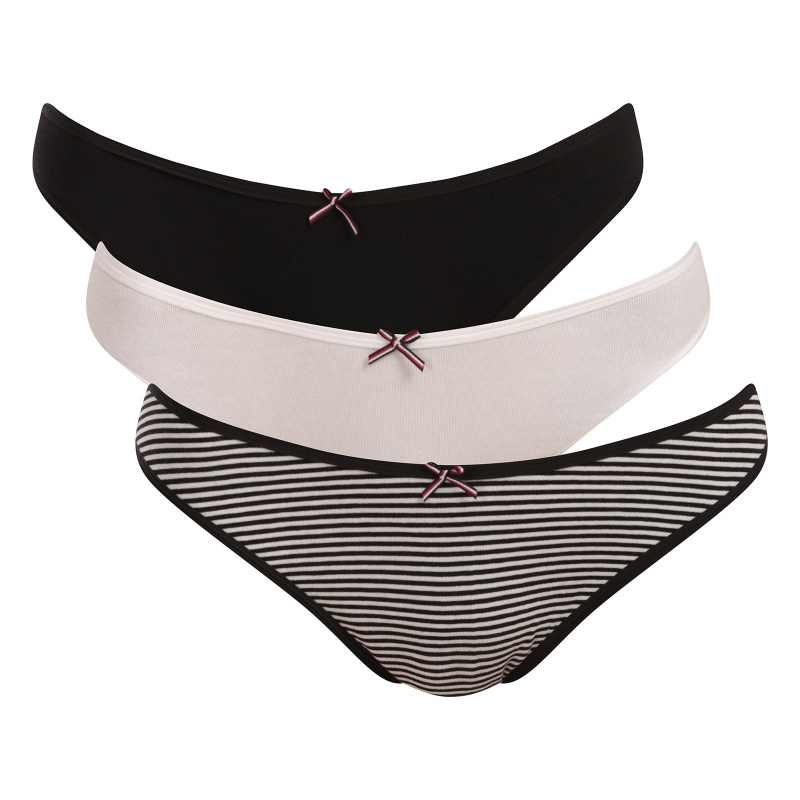 3PACK dámské kalhotky brazilky Tommy Hilfiger vícebarevné (UW0UW05968 0K4) M