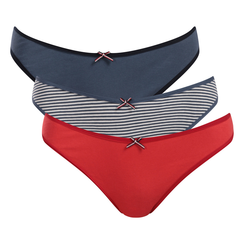 3PACK dámské kalhotky brazilky Tommy Hilfiger vícebarevné (UW0UW05968 0K5) S