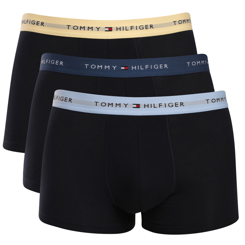 3PACK pánské boxerky Tommy Hilfiger modré (UM0UM03890 0WP) M, trenky / trenýrky