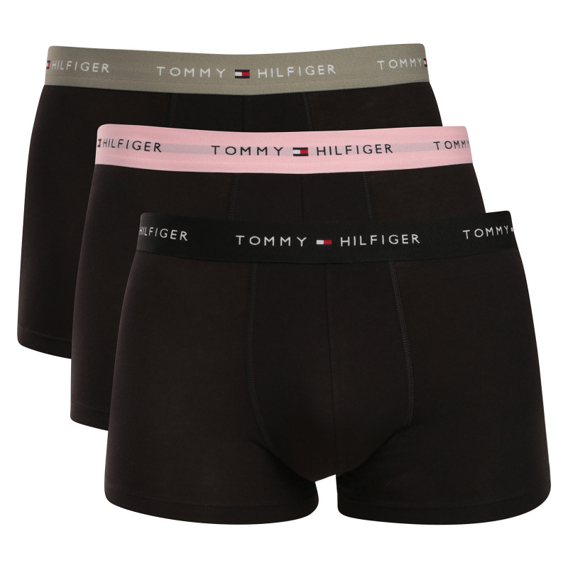 3PACK pánské boxerky Tommy Hilfiger černé (UM0UM03890 0XR) M, trenky / trenýrky