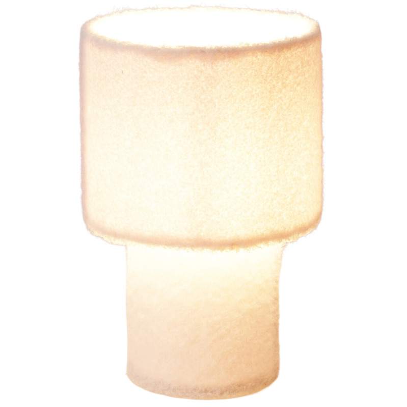 Home Styling Collection Stolní lampa se stínidlem, 18,5 x 18,5 x 28,5 cm béžová
