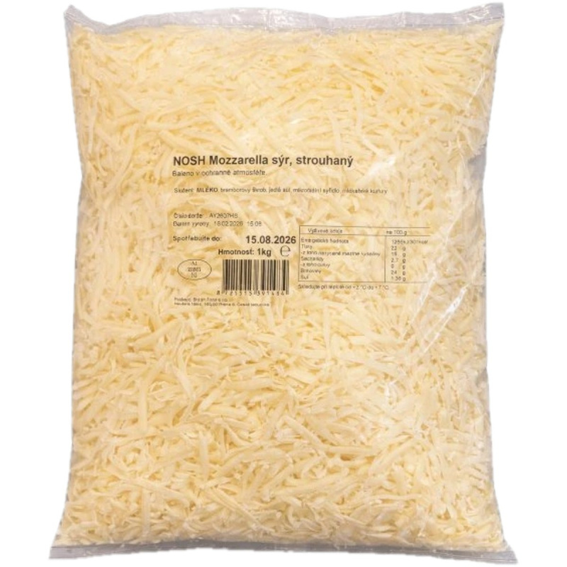 Nosh Mozzarella strouhaná