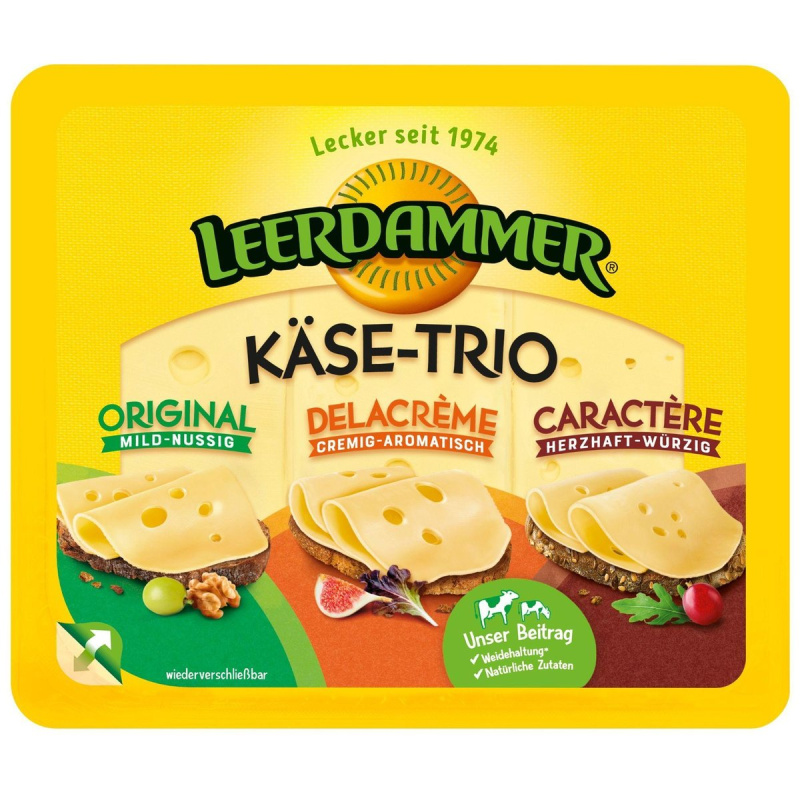 Leerdammer Variety trio plátky