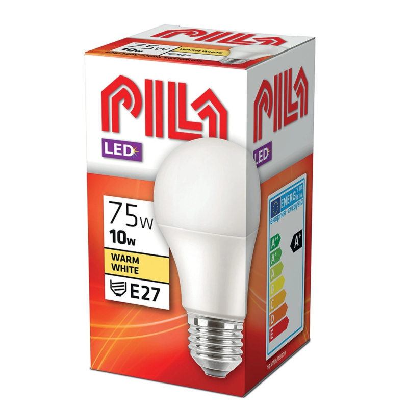Philips LED žárovka Pila E27, 10 W, 1055 lm, 2700 K