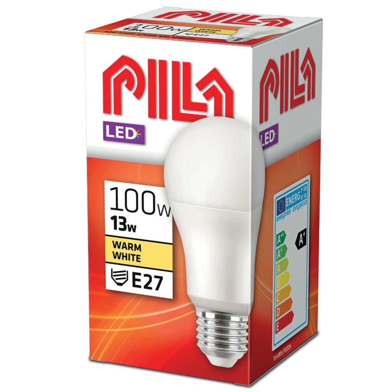 Philips LED žárovka Pila E27, 13 W, 1521 lm, 2700 K