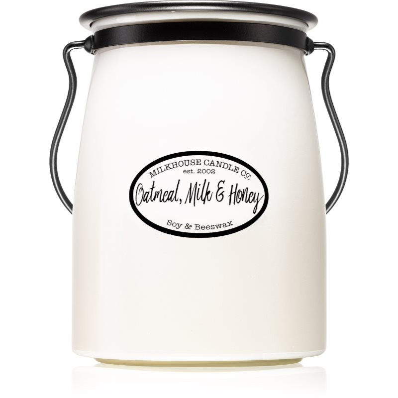 Milkhouse Candle Co. Creamery Oatmeal, Milk & Honey vonná svíčka Butter Jar 624 g