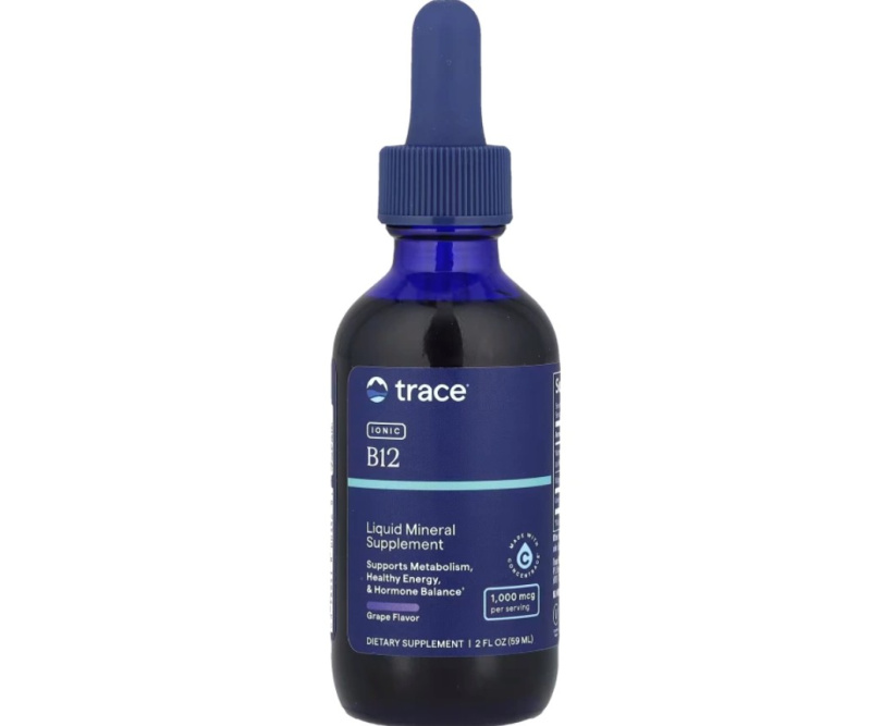 Trace Minerals Vitamin B12 v kapkách 59 ml