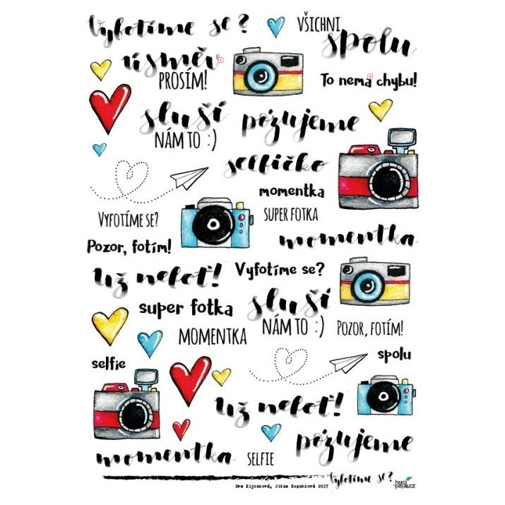 Samolepky průhledné A5 - Vyfotíme se?