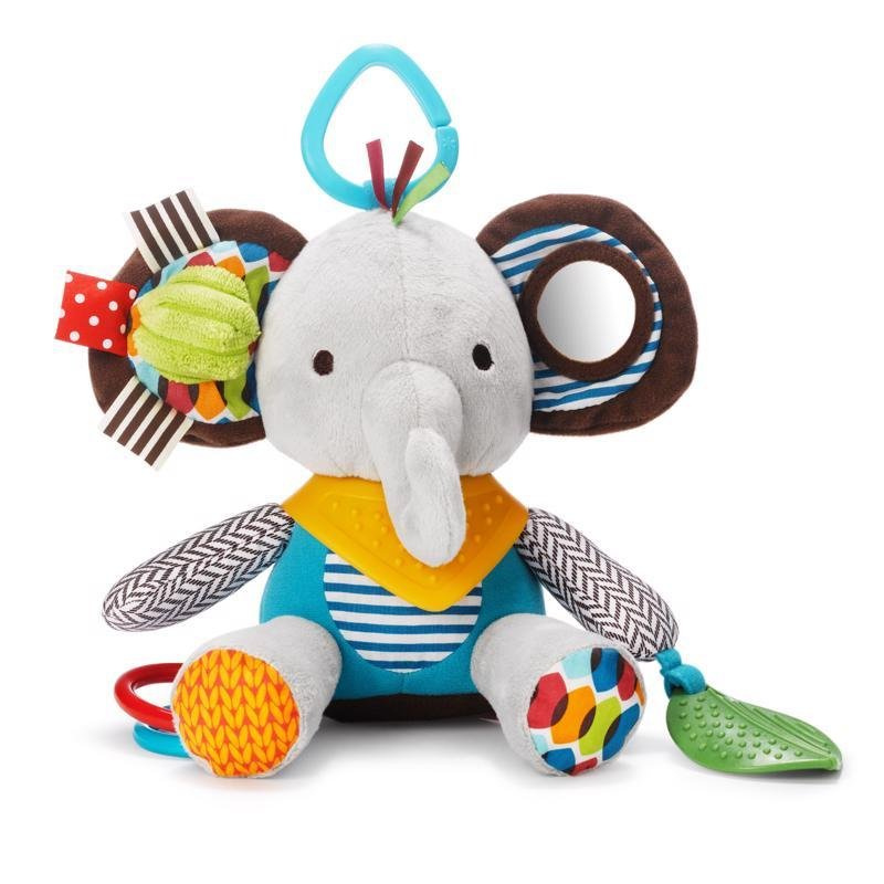 Skip Hop Bandana Buddies Elephant aktivity hračka s kousátkem pro děti od narození 1 ks
