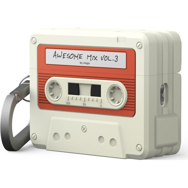 ELAGO Cassette TAPE pouzdro AirPods Pro 3 béžové