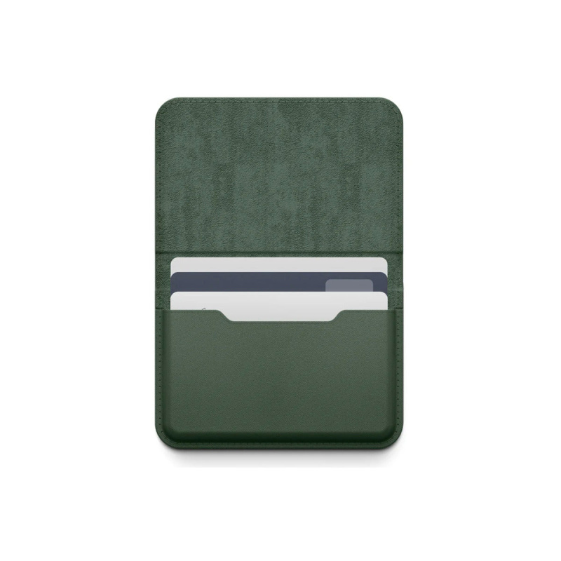 Elago Magnetic Leather Card Wallet (Card Holder) Dark Green