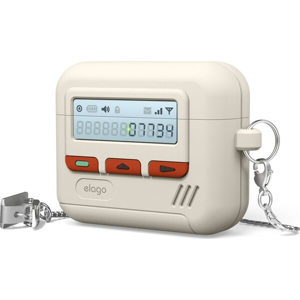 ELAGO Pager pouzdro Airpods 4 béžové
