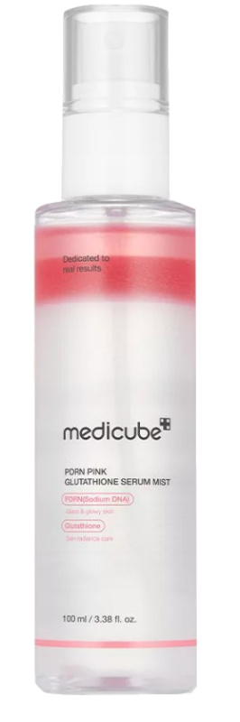Medicube Osvěžující pleťová mlha ve spreji PDRN Pink (Glutathione Serum Mist) 100 ml