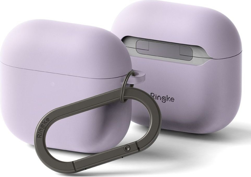 Ringke Pouzdro na sluchátka AirPods 4 - Ringke, Silicone Light Purple