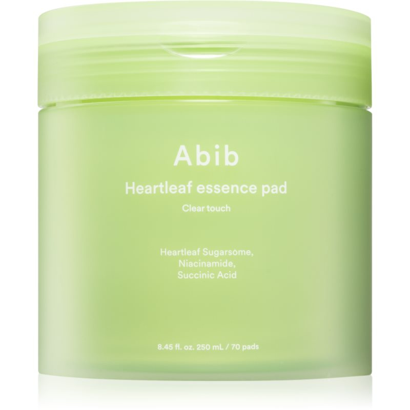 Abib Heartleaf Clear Touch Essence Pad zklidňující polštářky s hydratačním účinkem 250 ml