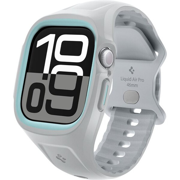 Spigen Liquid Air Pro kryt s řemínkem Apple Watch 10 (46mm) šedý
