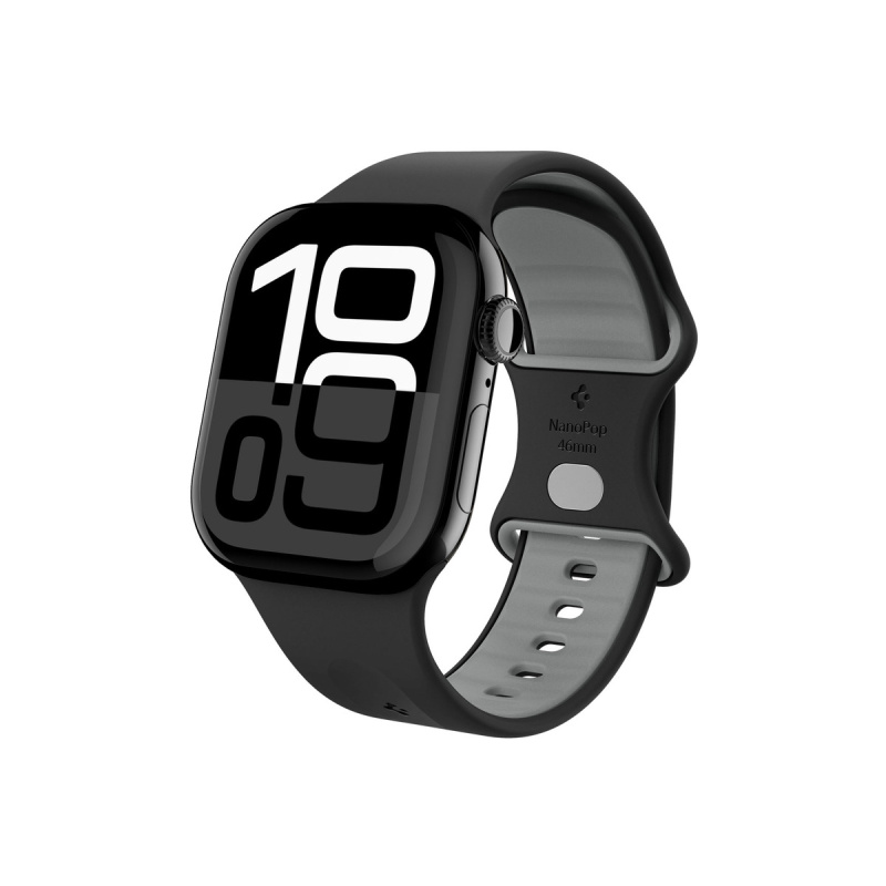 Řemínek pro Apple Watch Apple Watch 49mm/46mm/45mm/44mm Spigen Nano Pop Band - černý