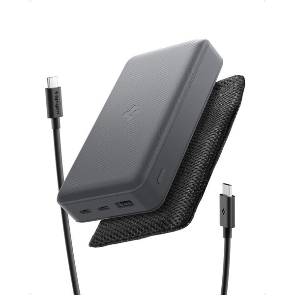 Spigen Essential powerbanka 30000mAh (30W) šedá (EA3030)
