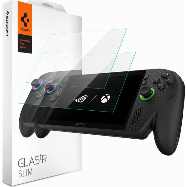 Spigen Glass tR Slim tvrzené sklo 2 Pack ROG Xbox Ally X/Xbox Ally/ROG Ally X/ROG Ally/MSI Claw 7 AI